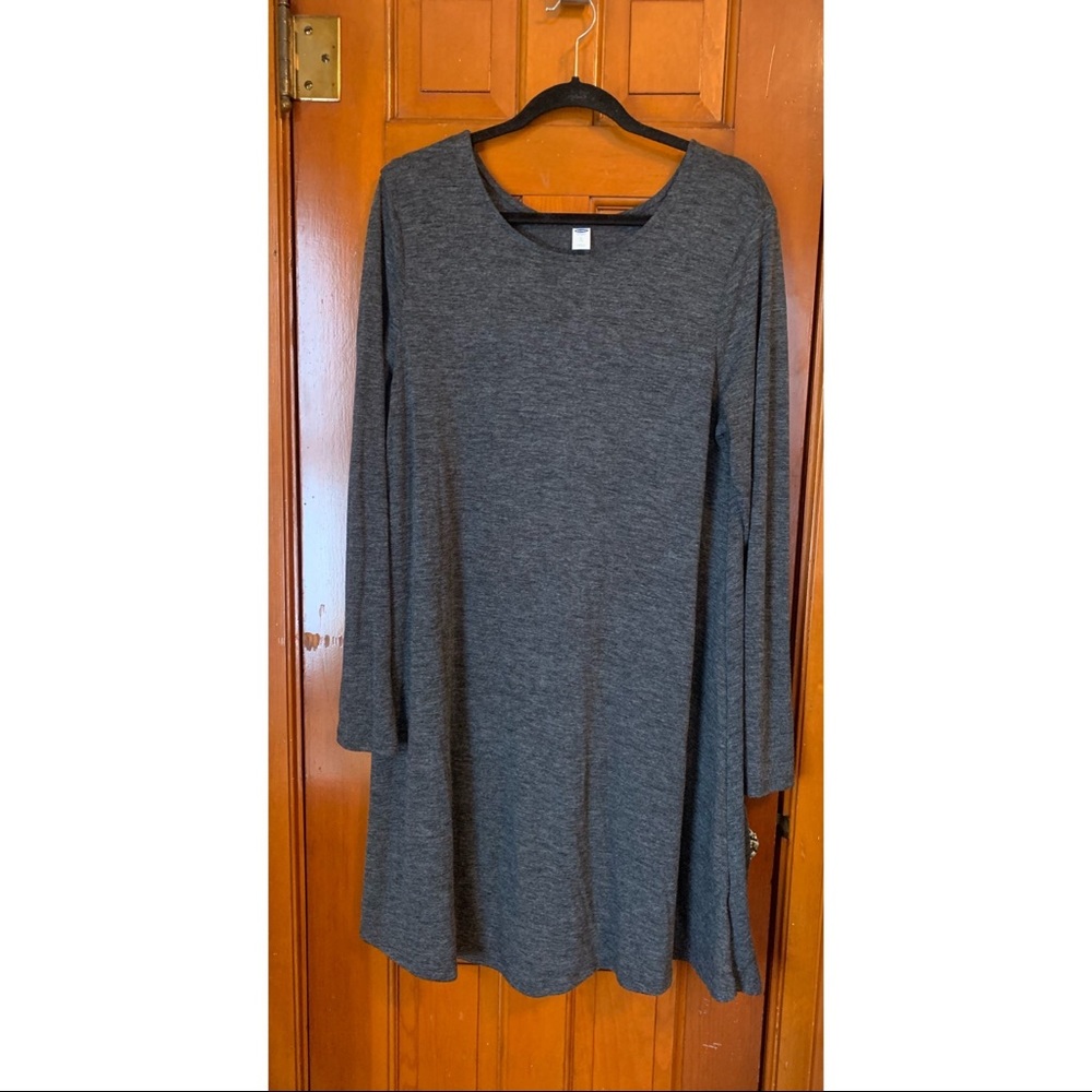 Old Navy Long Sleeve Jersey Swing Dress